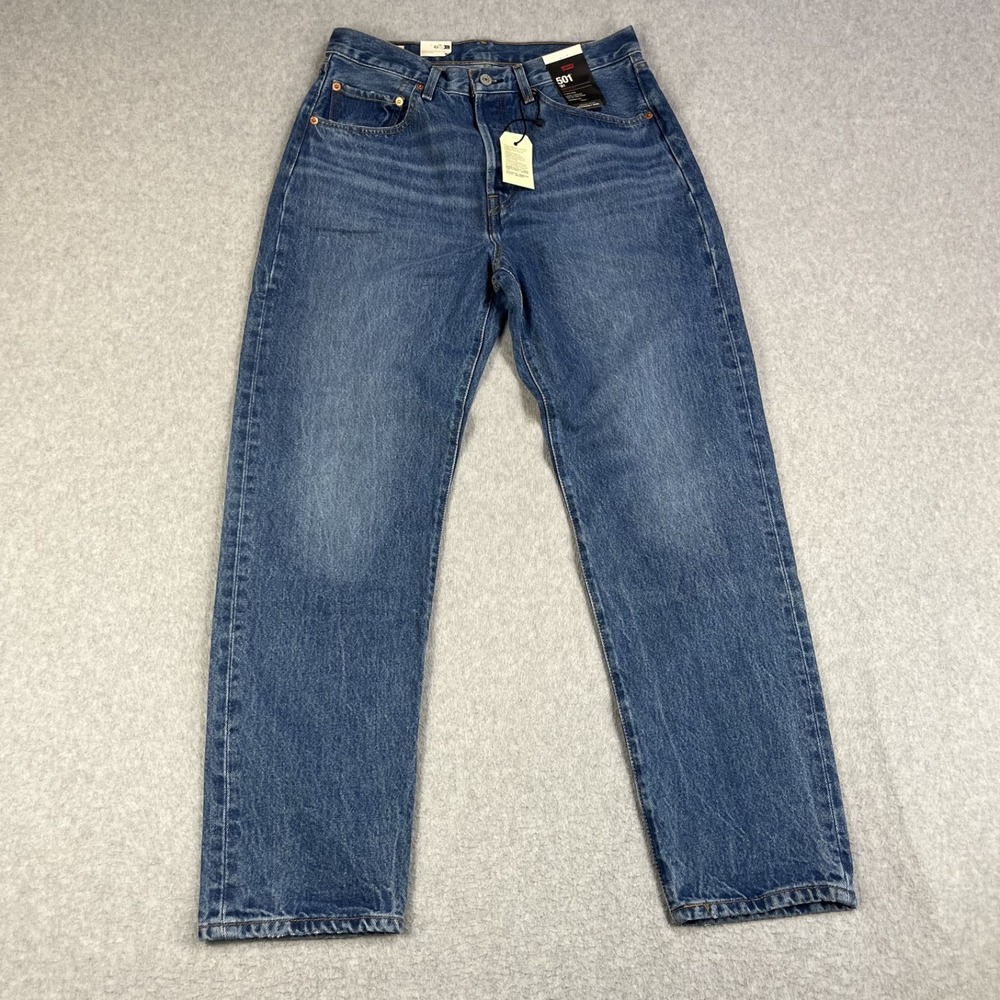 Levis 501 81 Jeans Womens 30x31 Blue Medium High Rise Straight Leg Jeans NWT